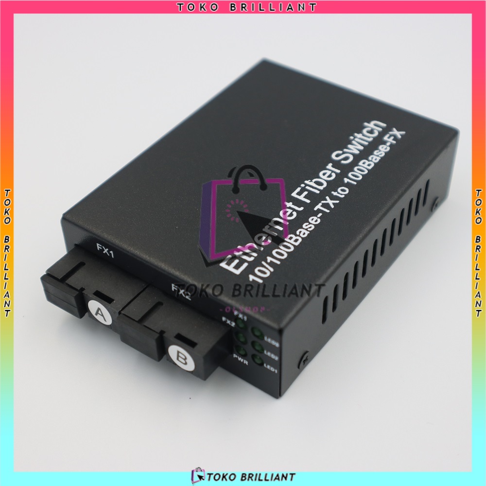 [BISA COD] POE MEDIA CONVERTER 10/100 20KM SC - Konverter Saja / Fullset 2F1E - CM2F1E - Media Konverter Fiber Optik