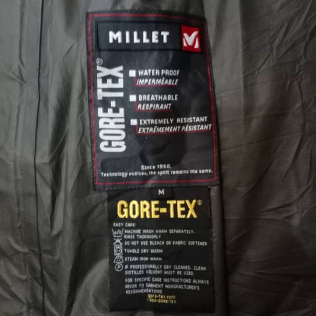Outerwear | Jacket Jaket Gunung Outdoor Millet Gore-Tex Paclite Second Bekas 2nd Original Asli