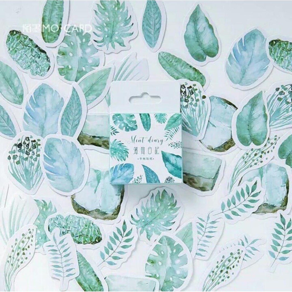 

STICKER PACK MINT DIARY PLANTS