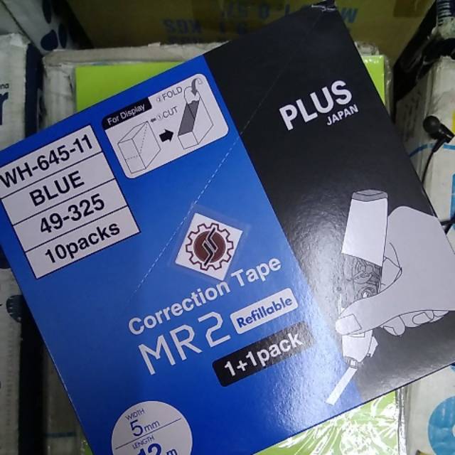

Type ex Correction tape Plus MR2 WH-645 1 dus