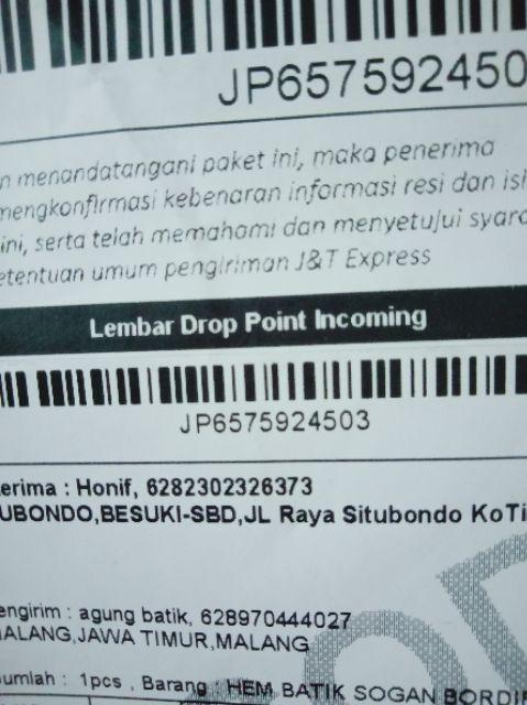 Hem Batik Sogan Bordir Moderen Termurah