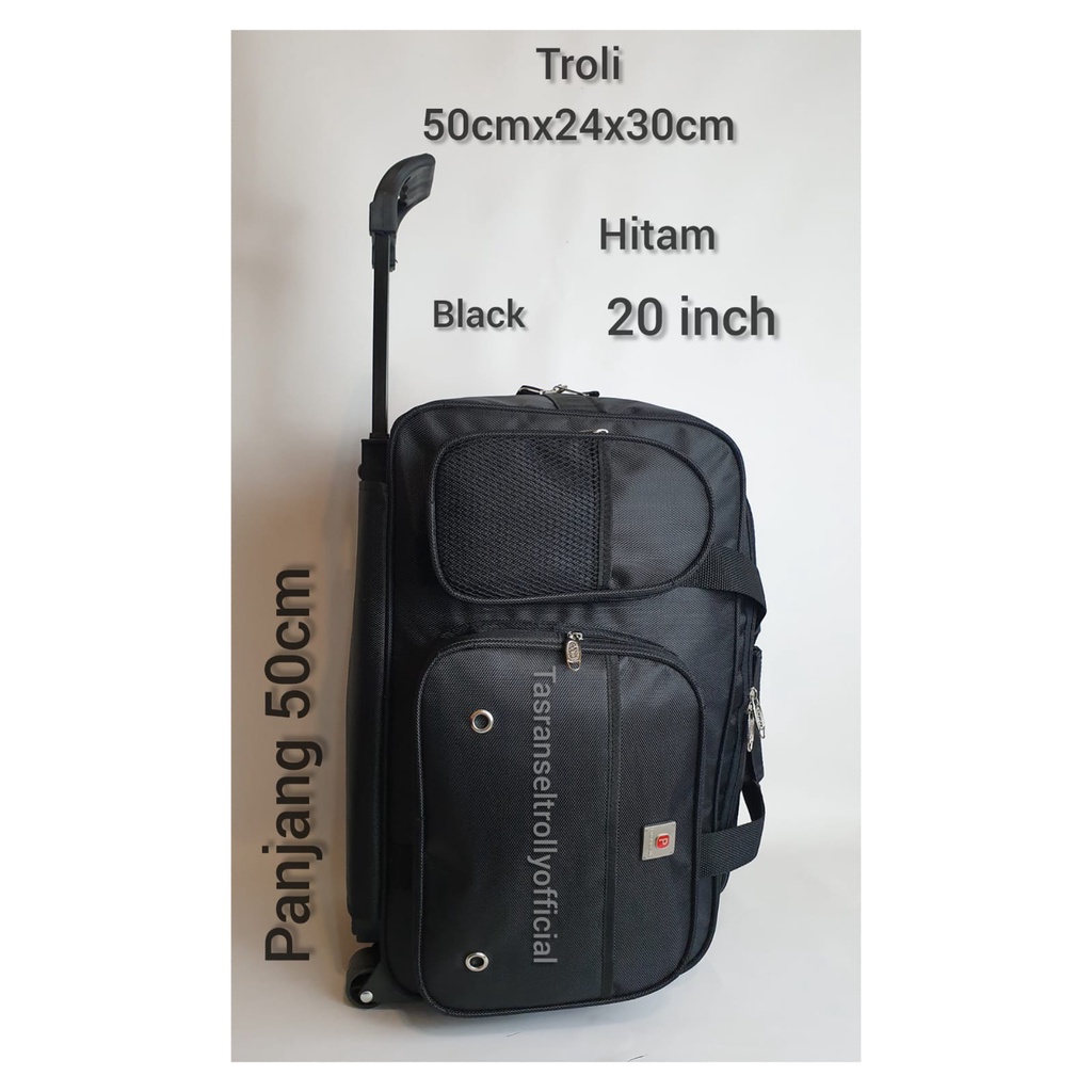 Tas Pakaian Troli Polo Interclub 50cmx24x30cm medium size100%original