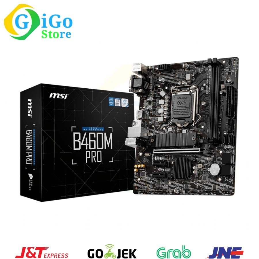 Motherboard MSI B460M Pro (LGA 1200, GEN 10TH) For PC CPU Komputer