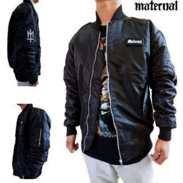 Jaket Bomber maternal