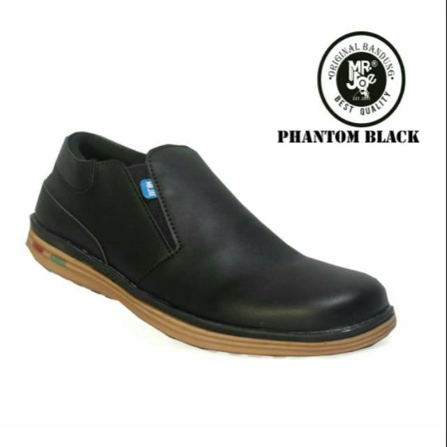 DISKON DR. KEVIN MEN CASUAL SHOES SLIP ON 13184 - BLACK SLIP ON PRIA