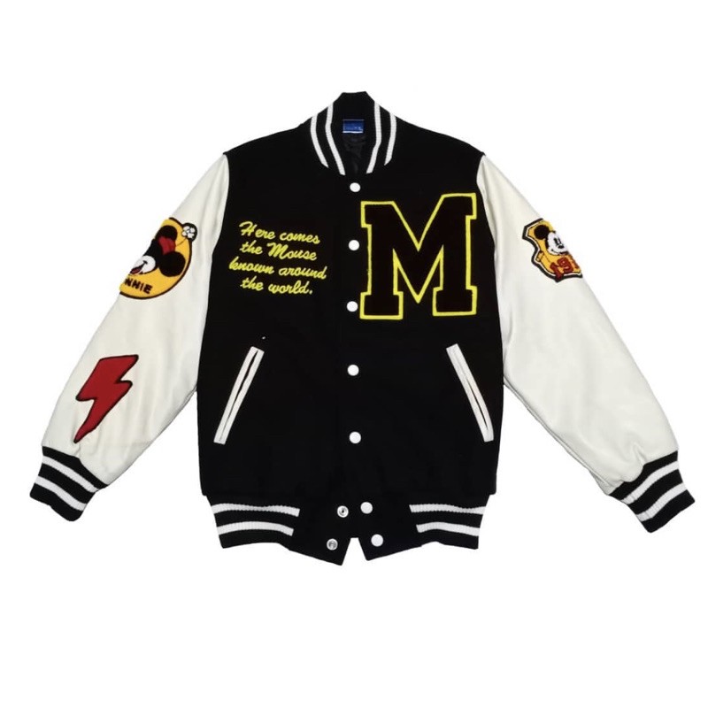 Vintage Mickey Mouse Varsity Jacket Original Disney Japan