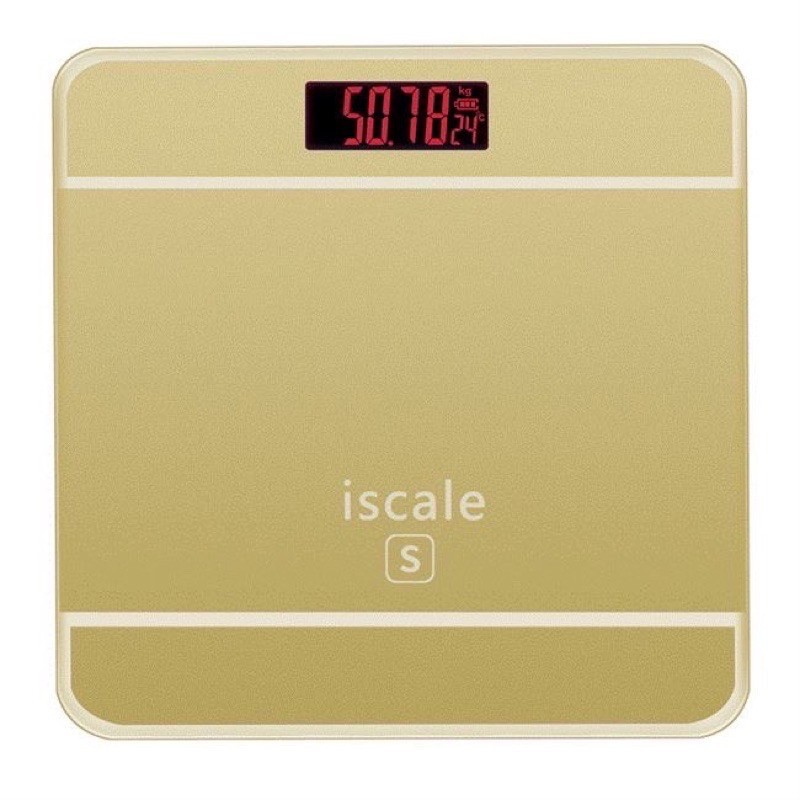 Timbangan Badan Digital iScale 180kg Indicator Body Scale Temperatur