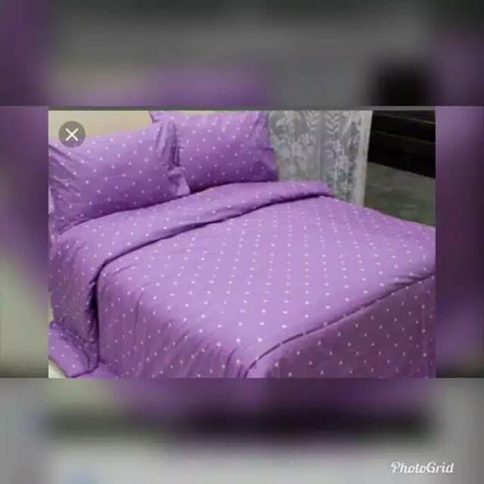 Sprei King Romeo Dotie Ungu 180x200 cm
