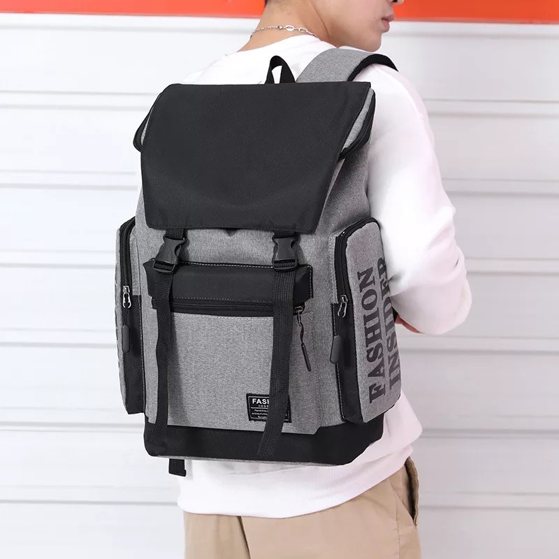 Tas Ransel Sekolah Anak Laki2 Murah TK, SD, SMP Model Style KoreanTas Ransel Chunji Pria