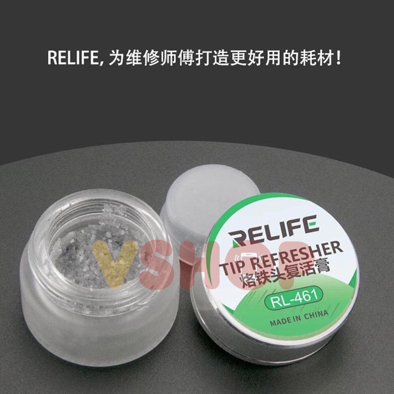 TIP REFRESHER CREAM RELIFE RL-461 - PASTA PEMBERSIH MATA SOLDER IRON