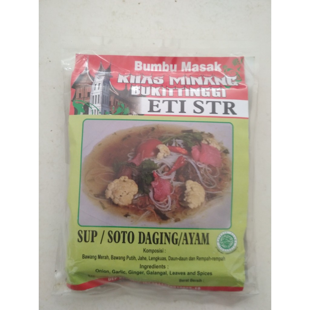 

Bumbu Instan Sup/Soto Daging/Ayam ETI STR 200 gram