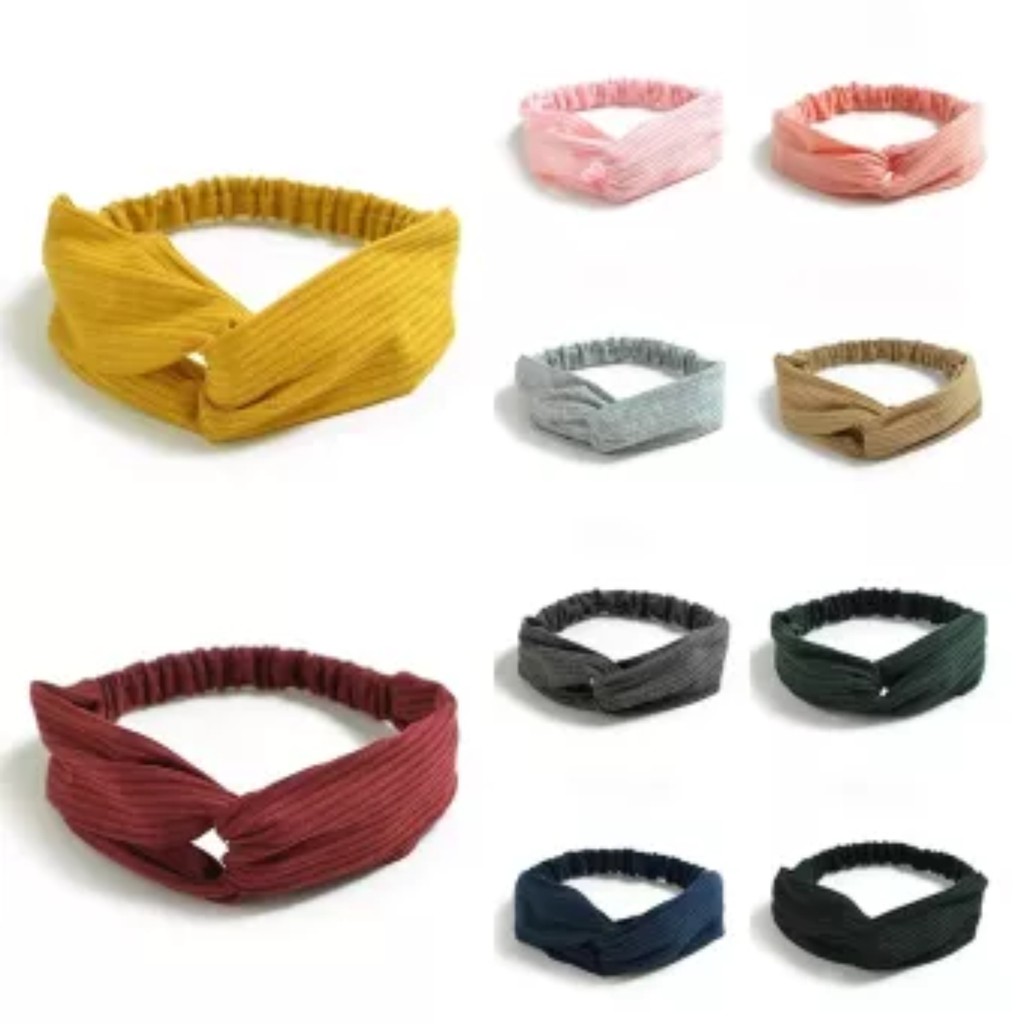 BANDANA KOREA STYLE BANDO RAMBUT IMPOR MURAH AW01 / AW02 / AW04