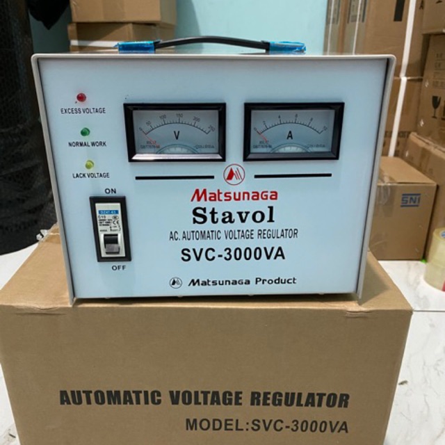 Stabilizer Matsunaga 3000w Stavol SCV 3000N 3000 watt SVC-3000VA