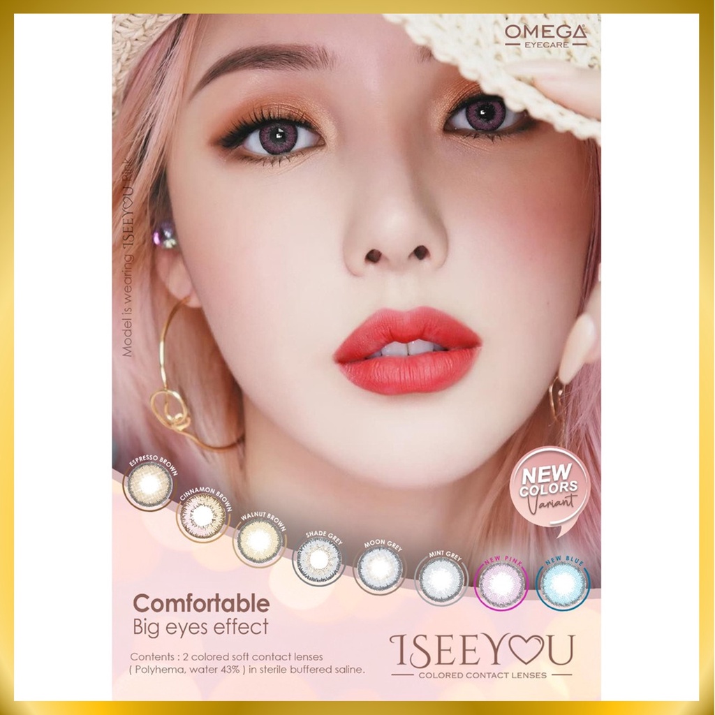 {BISA COD} SOFTLENS I SEE YOU BY OMEGA (NORMAL)