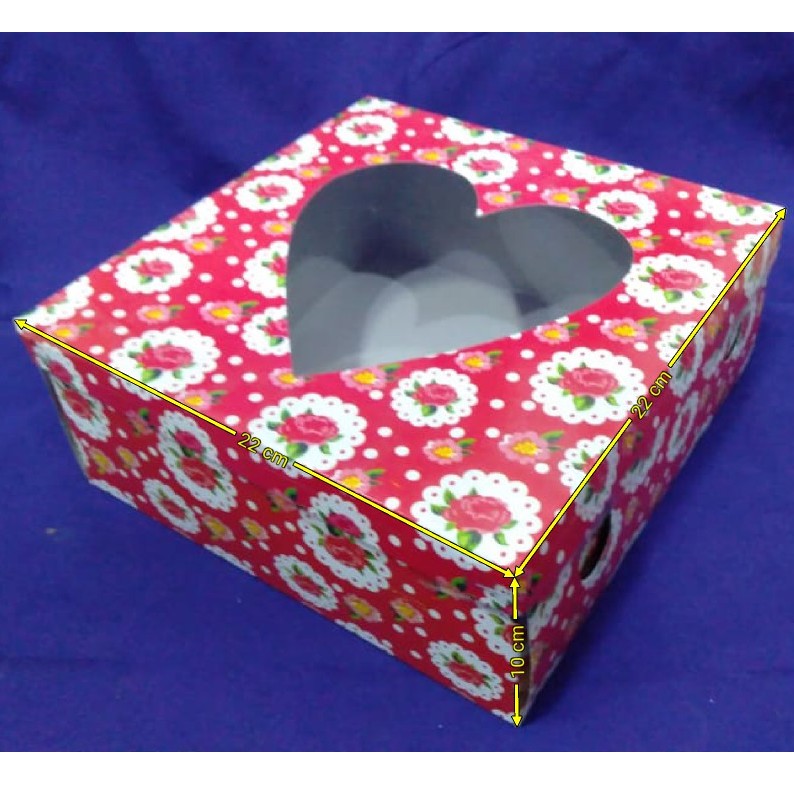 

Kardus/Kotak Motif Bunga Untuk Berbagai Macam Kue/Roti. Uk 22x22x10 isi 50 lembar