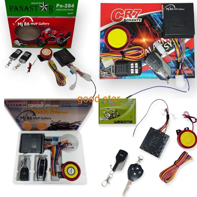 Alarm Motor MGV/Cr7/Panastar/Tss.Pengaman motor