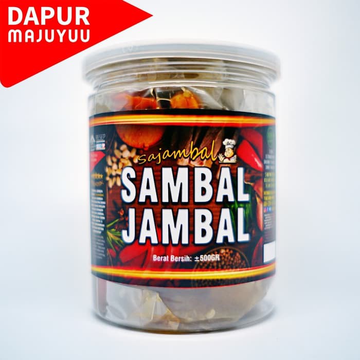 

Langsung Order Sambal Jambal Sajambal Homemade All Natural 500gr Limited