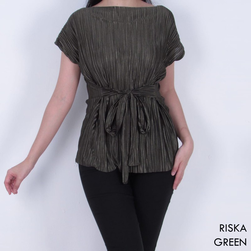 RISKA TOP - Atasan Wanita Blouse Wanita