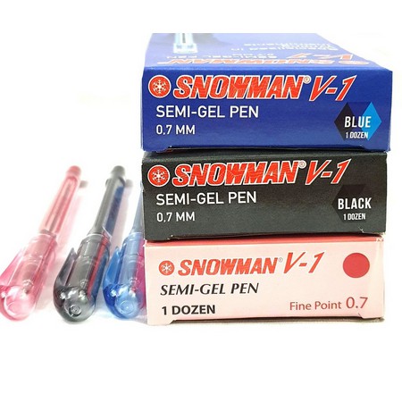 

Pulpen snowman v1 harga 1pak isi 12pcs