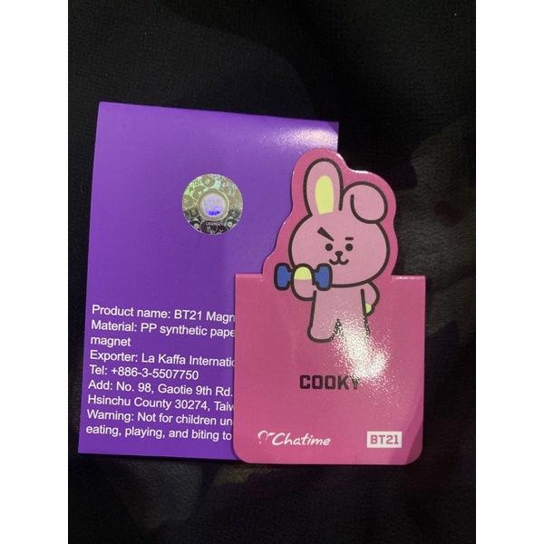 magnet chatime BT21