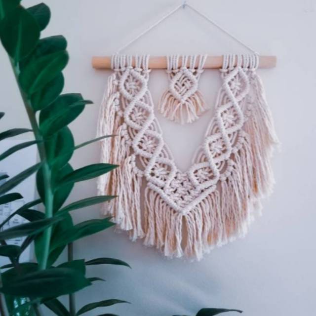 READY STOK) macrame hiasan dinding / macrame wall hanging (HD 105)