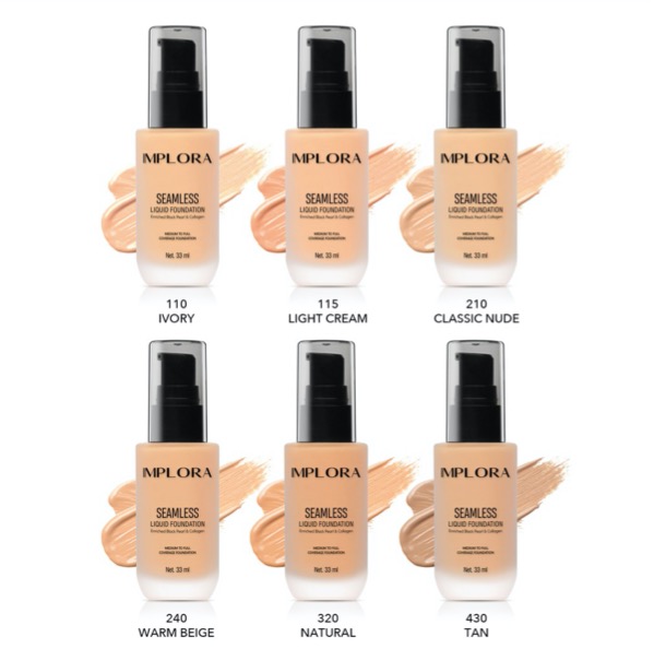 IMPLORA Liquid Foundation 33ml - 6 VARIAN