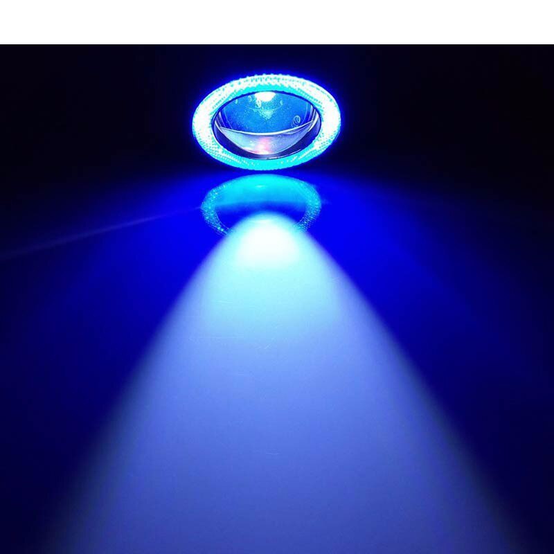 Foglamp LED 89mm / 3.5 Inci Inch Projector Angel Eyes Universal Mobil 89 mm Lampu Kabut Foglight