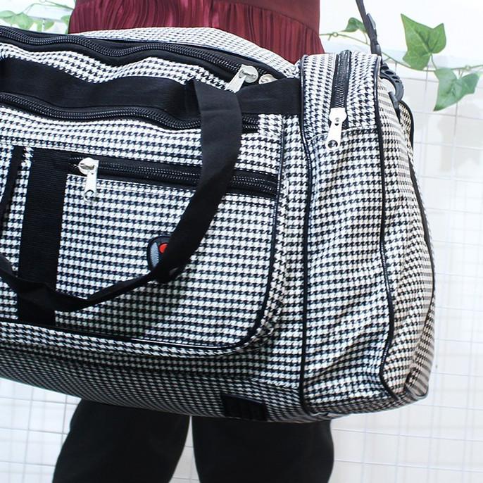 ♦ queenshope255 - Tas Travel Bag Untuk Mudik Tas Pakaian Besar Travel Bag Jumbo Tas Besar Motif Kota