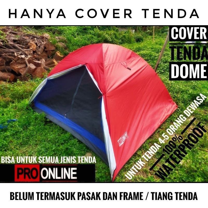 Cover Tenda layer - Pelindung Atap Tenda - Tenda Dobel Layer - Tenda Camping (tanpa inner)
