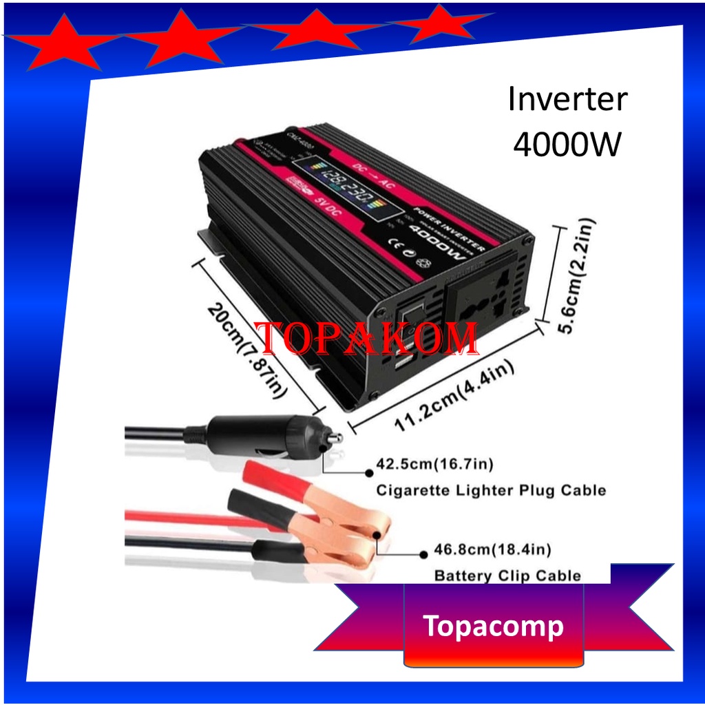 INVERTER 150Watt, INVERTER 4000Watt Power Inverter DC 12V to AC 220V
