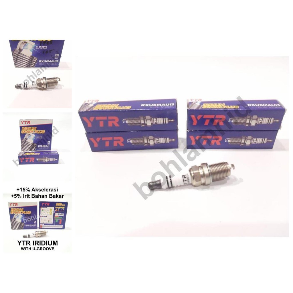 busi iridium altis ytr u groove spark plug mobil