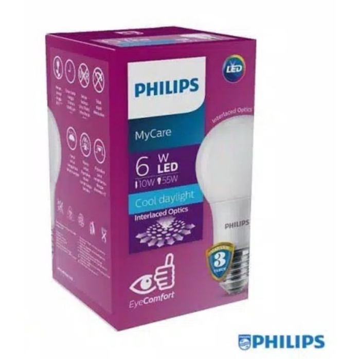 lampu philips led 10watt