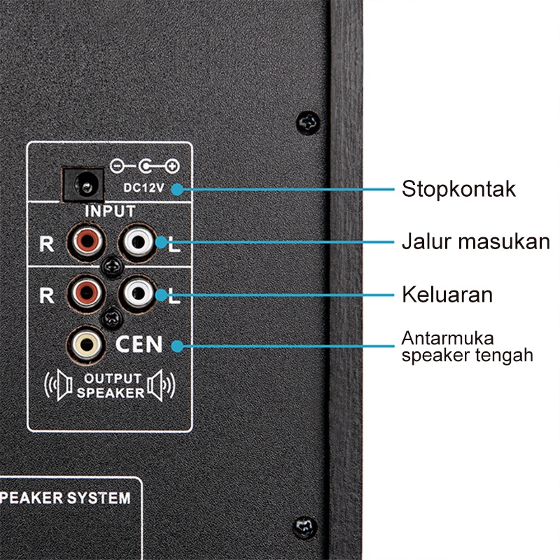 Weyon Sakura Speaker Bluetooth Super Bass Teater Rumah