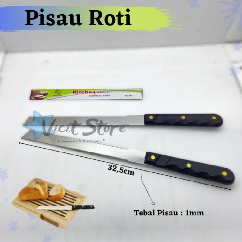 Pisau Roti Stainless Tajam Dan Tahan Lama