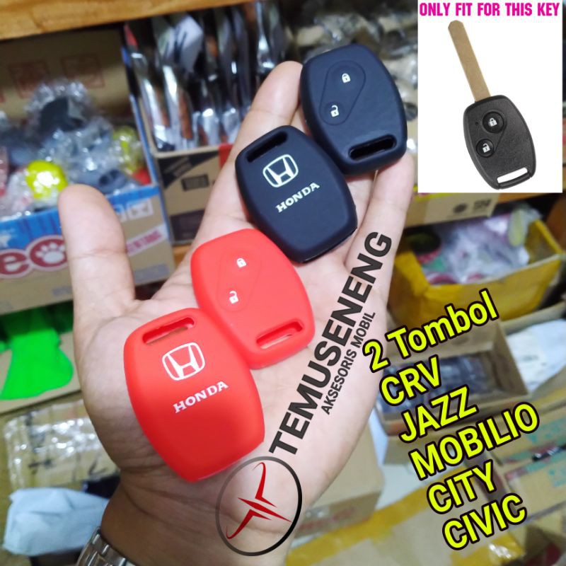 Kondom Kunci Mobil Honda Brio Jazz Crv Mobilio City Civic 2 Tombol Silikon Cover Silicone Kunci