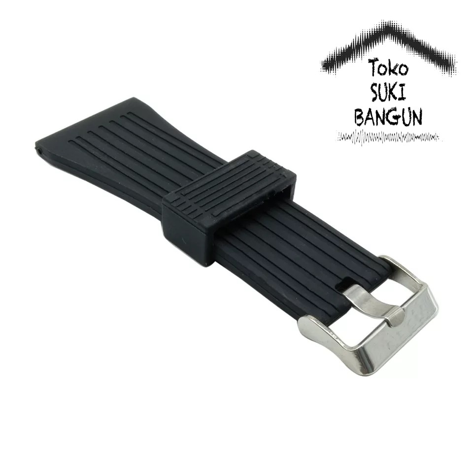 TALI JAM 30mm Rubber Big LINE STRIP Silicone Watch Band Strap