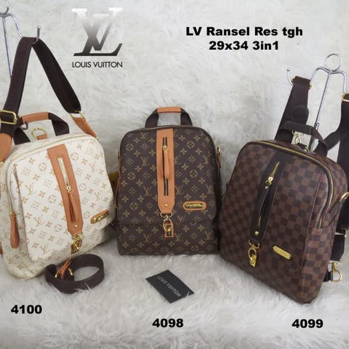 TAS RANSEL LV IMPORT REST TENGAH WANITA MURAH TAS.2