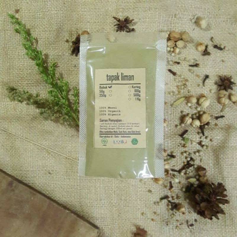 

Minuman Jamu Herbal Mengatasi Diabetes Tapak Liman Bubuk