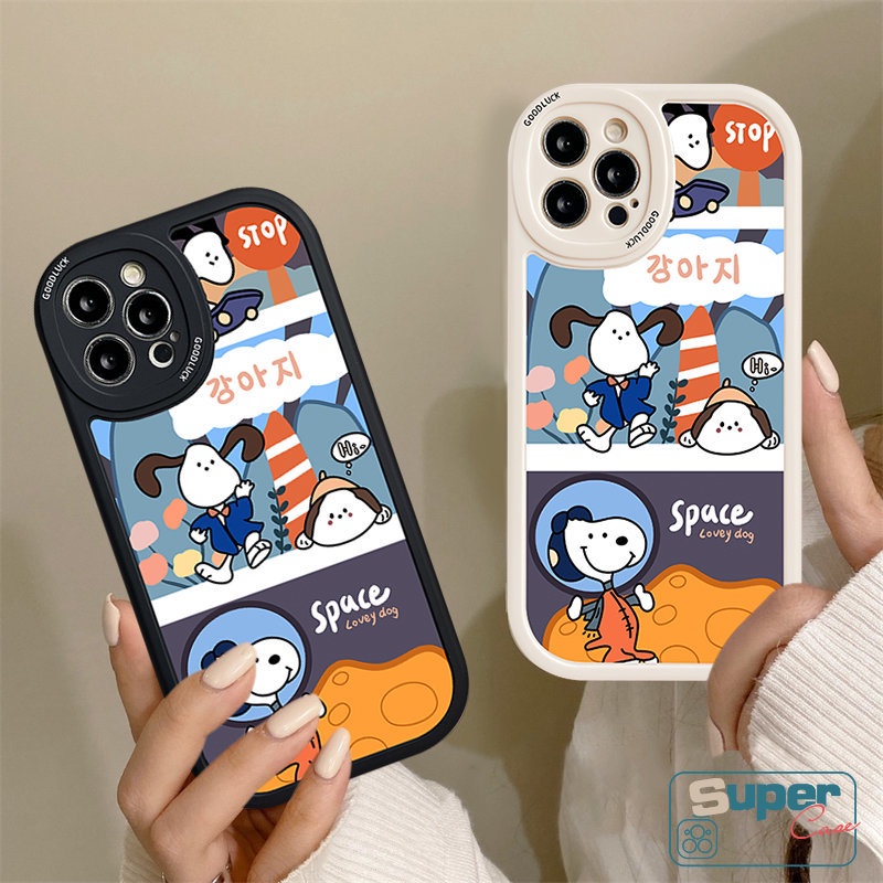 Casing Untuk Realme C53 C21Y C55 C25Y C30 8 10 PRO+8i 9i C15 C25 C12 C31 C35 C25s C11 GT Master Edition C20A C3 C21 C17 C20 8Pro 6i 5i 6 5s 5 6s Kartun Lucu Snoopy Lembut Casing TPU