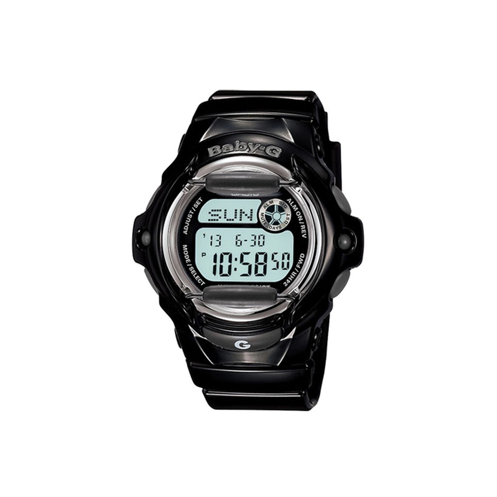 Jam Tangan Wanita Casio Baby G Digital Black Resin BG169R1DR Shopee Indonesia