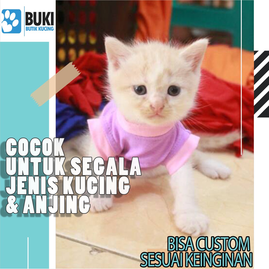Buki Baju Kucing Baju Anjing Kucing Dan Anjing Kaos Simple Lucu