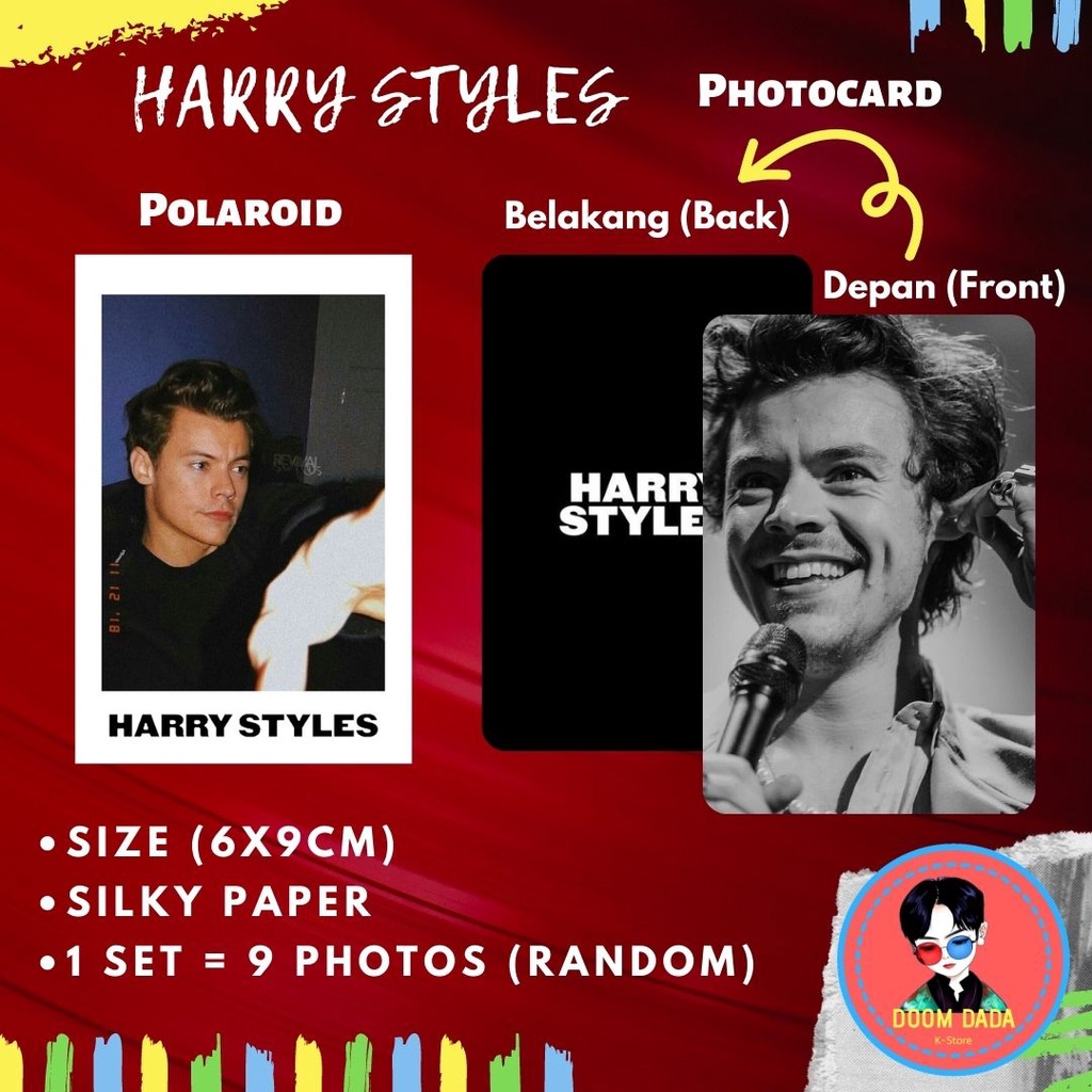 POLAROID HARRY STYLES ONE DIRECTION / PHOTOCARD HARRY STYLES