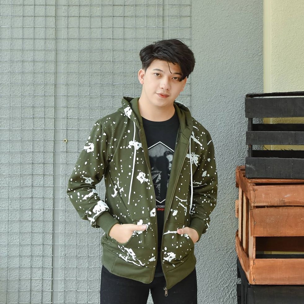 BLOTCHES ZIPPER HOODIE JAKET UNISEX COUPLE BEST QUALITY