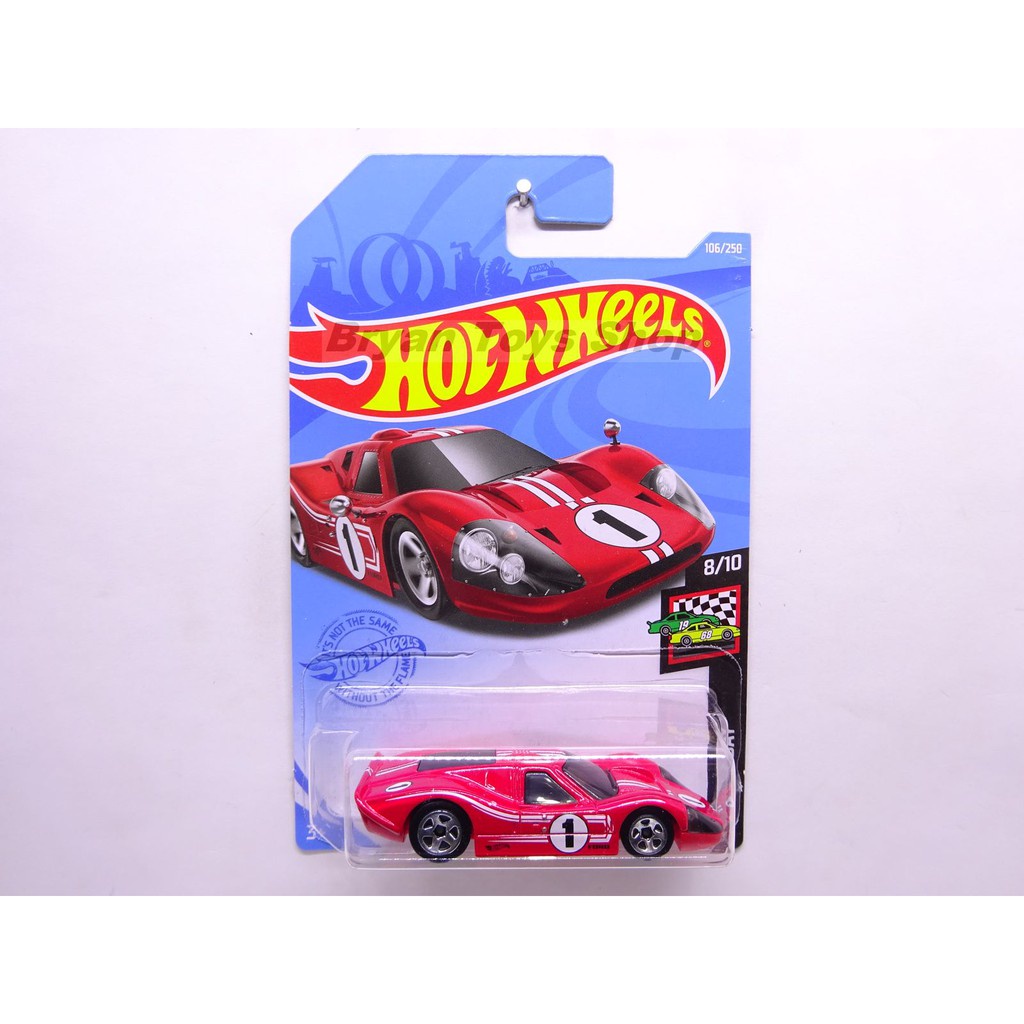 Hot Wheels 67 Ford GT40 MK.IV Merah [no 1]