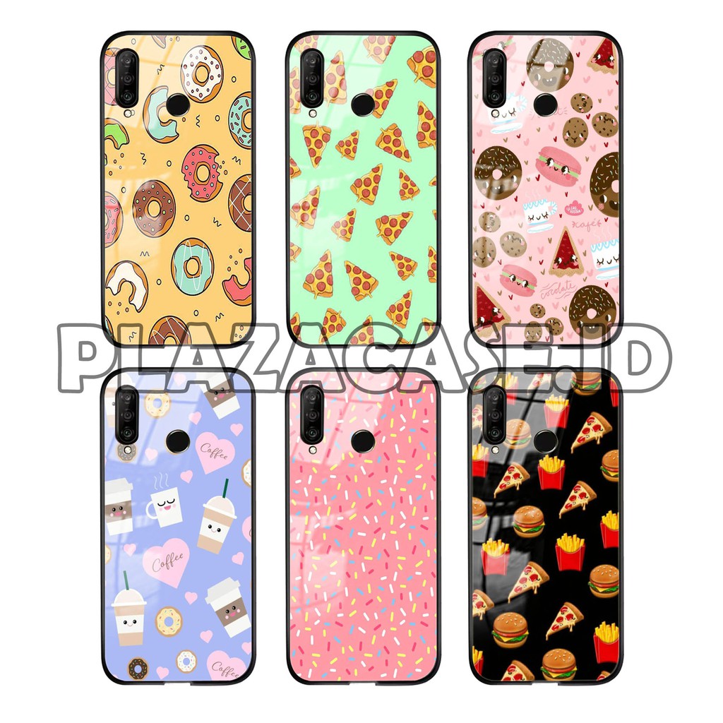 Donuts Softcase Glass [K21] Y12i A53 A92 A52 C12 C11 C15 Y20 Y30 RENO 4 A91 A31 REDMI 9 REDMI NOTE 9