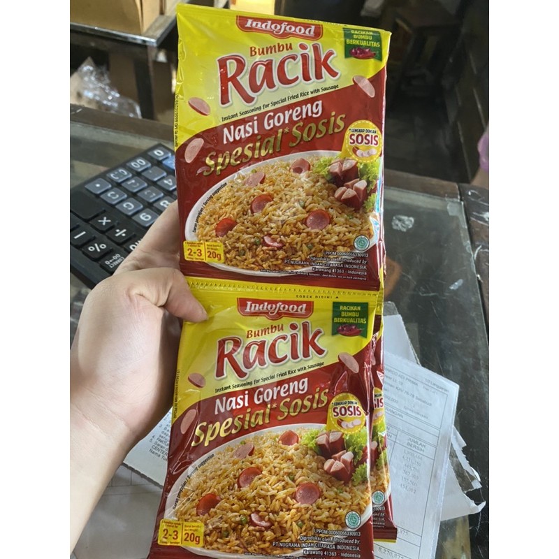 ECER RACIK nasi goreng SOSIS