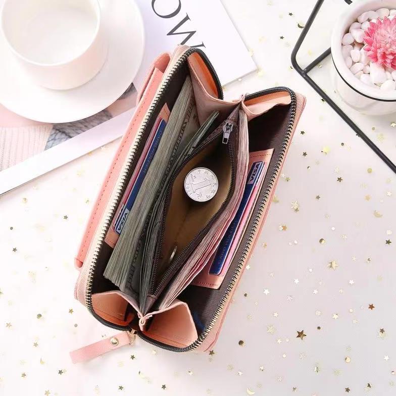 *Alibaba1688*Dompet Multifungsi / Tas Dompet / Dompet Pocket Tempat Hp Wanita / Tas Dompet Selempang