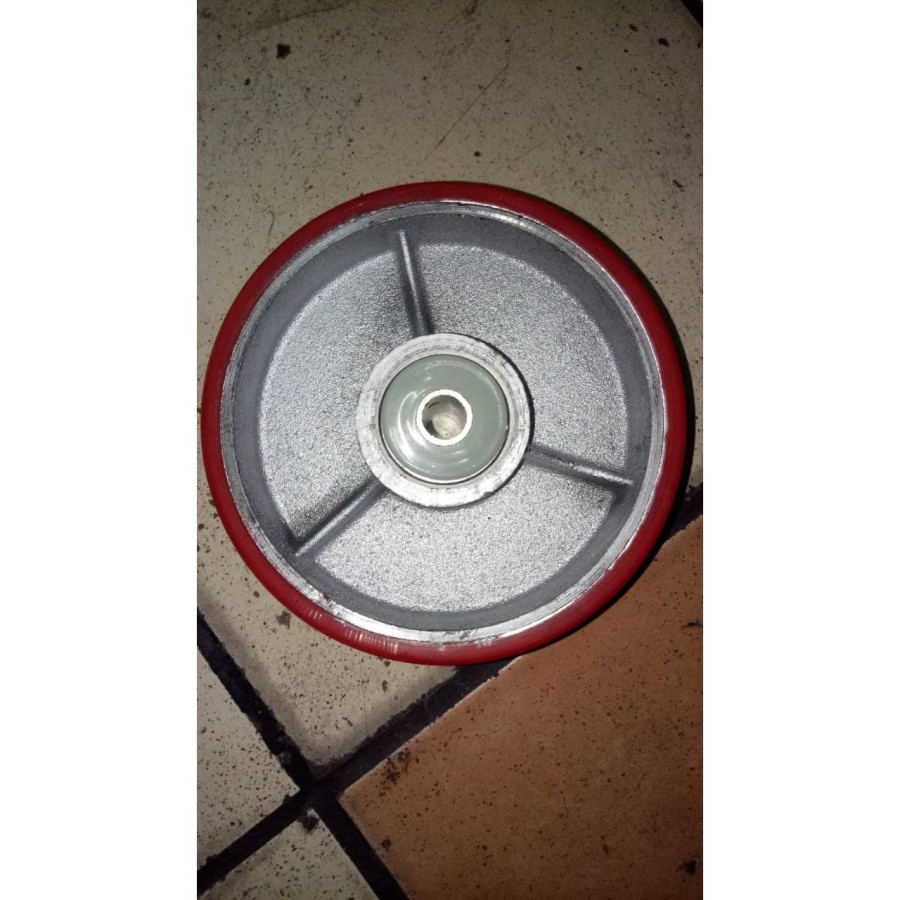 Roda Troli PU 150/6" As 17mm Bearing 6203