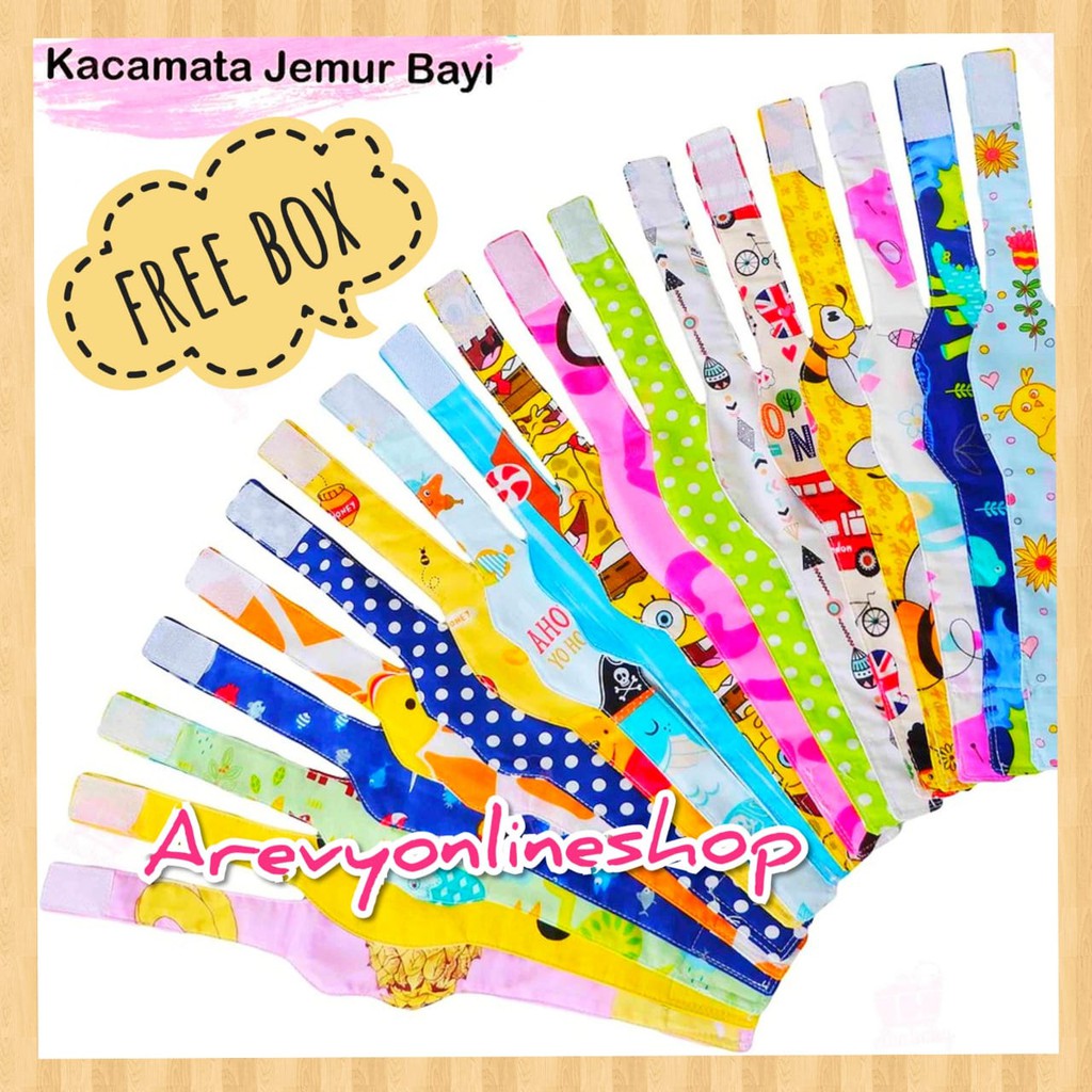 Kacamata Jemur Bayi / Penutup Mata | Eye Mask Baby Newborn