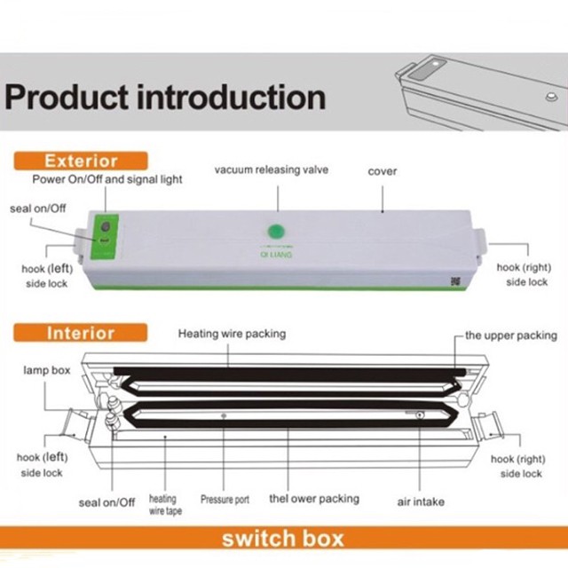 Vakum Sealer Freshpack Pro Elektrik Makanan Food Vacum Seal